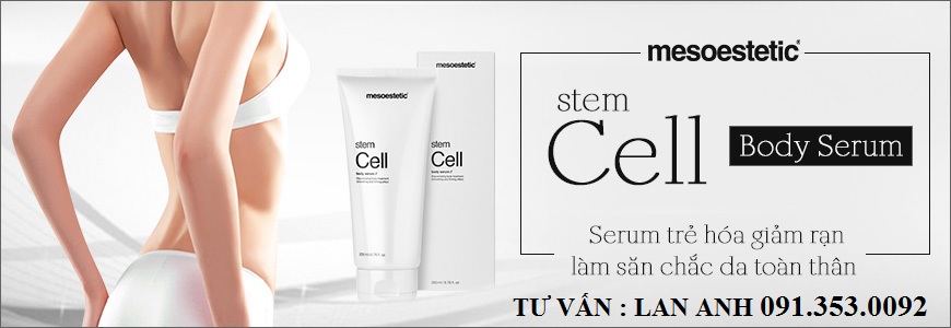 Serum trẻ hóa giảm rạn làm săn chắc da body Mesoestetic Stem Cell Body